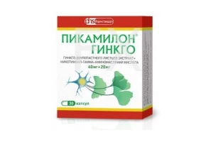 ПИКАМИЛОН ГИНКГО капс. 40мг+20мг n90