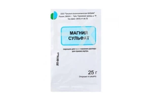 МАГНИЯ СУЛЬФАТ пор. 25г n1