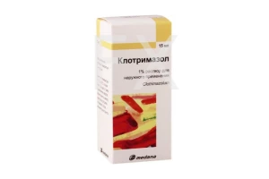 КЛОТРИМАЗОЛ р-р (фл.) 1% - 15мл n1