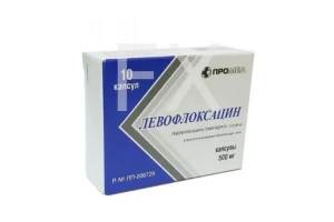 ЛЕВОФЛОКСАЦИН капс. 500мг n10