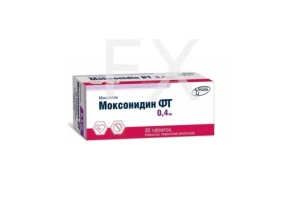 МОКСОНИДИН таб п/об 0.4мг n30