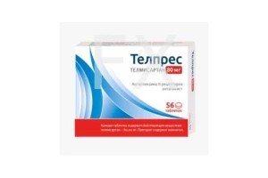 ТЕЛПРЕС таб 80мг n56
