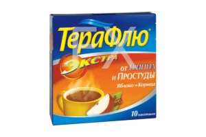 ТЕРАФЛЮ ЭКСТРА пор. (саше) n1 Лимонный