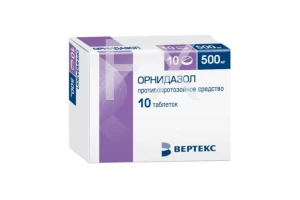 ОРНИДАЗОЛ таб п/об 500мг n10
