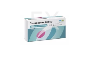 ПАНКРЕАТИН 20000 таб п/об n60