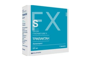ТРИЛАКТАН капли глаз. (фл.-кап.) 0.005% - 2.5мл n3