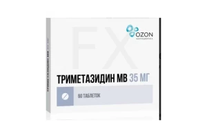 ТРИМЕТАЗИДИН МВ таб п/об 35мг n60