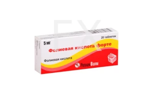 ФОЛИЕВАЯ КИСЛОТА таб 1мг n120