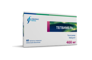 ТЕГВИМЕЛЬ таб п/об 400мг n60