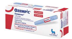 ОЗЕМПИК р-р д/ин. (картридж в шприц-ручке) 0.25мг/0.5мг/доза - 1.5мл n1