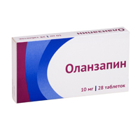 ОЛАНЗАПИН таб п/об 10мг n28