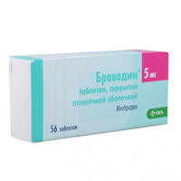 БРАВАДИН таб п/об 5мг 56 шт.