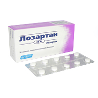 ЛОЗАРТАН таб п/об 25мг 30 шт.