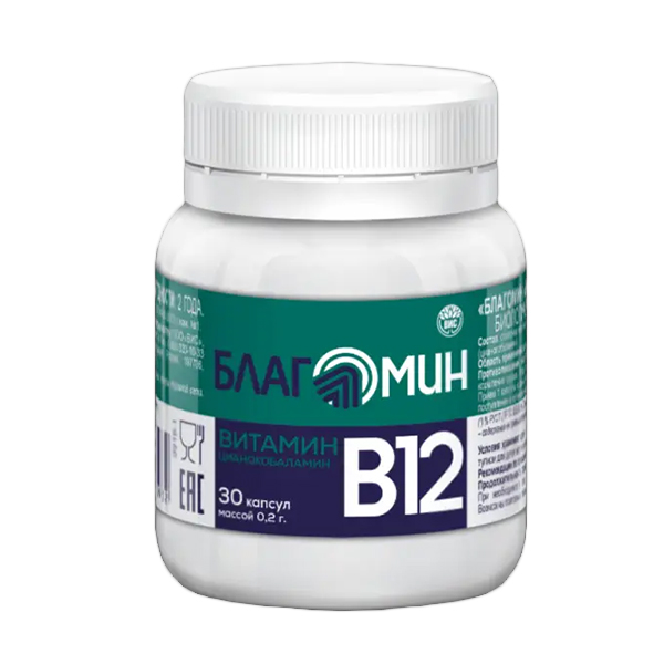 БЛАГОМИН ВИТАМИН В12 капс. n90