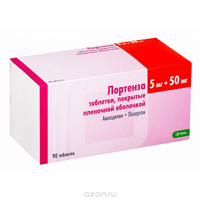 ЛОРТЕНЗА таб п/об 5мг+50мг n30