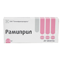 РАМИПРИЛ таб 2.5мг n28