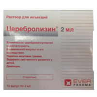 ЦЕРЕБРОЛИЗИН р-р д/ин. (амп.) 2мл 10 шт.