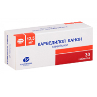 КАРВЕДИЛОЛ таб 12.5мг n30