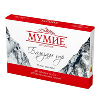 МУМИЕ алтайское Золотое таб 0.2г 200 шт.