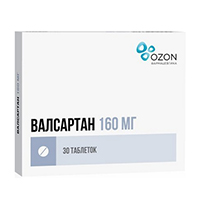 ВАЛСАРТАН таб п/об 160мг 60 шт.