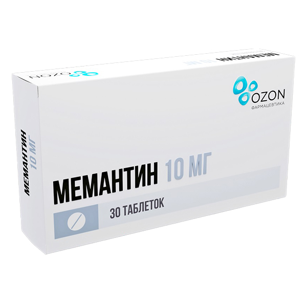 МЕМАНТИН таб п/об 10мг 30 шт.