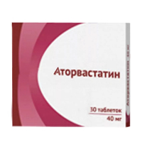 АТОРВАСТАТИН АЛСИ таб п/об 40мг 30 шт.