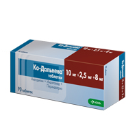 КО-ДАЛЬНЕВА таб 10мг+2.5мг+8мг n90