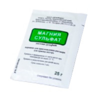 МАГНИЯ СУЛЬФАТ пор. 25г 1 шт.