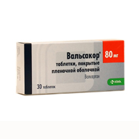 ВАЛЬСАКОР таб п/об 80мг n30