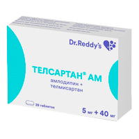 ТЕЛСАРТАН АМ таб 5мг+40мг n28