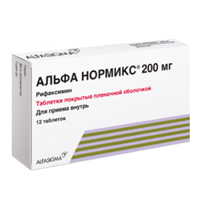 АЛЬФА НОРМИКС таб п/об 200мг 12 шт.