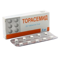 ТОРАСЕМИД таб 5мг 20 шт.