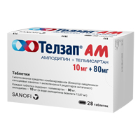 ТЕЛЗАП АМ таб 10мг+80мг 28 шт.