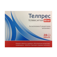 ТЕЛПРЕС таб 80мг n28