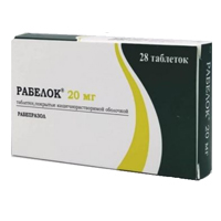 РАБЕЛОК таб п/об 20мг 28 шт. РАБЕЛОК таб п/об 20мг 28 шт.