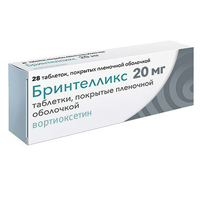 БРИНТЕЛЛИКС таб п/об 20мг n28 БРИНТЕЛЛИКС таб п/об 20мг n28