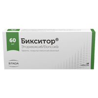 БИКСИТОР таб п/об 60мг 10 шт.