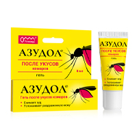 Азудол гель после укусов насекомых