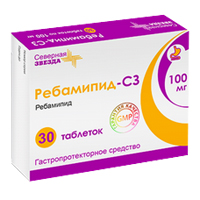 РЕБАМИПИД таб п/об 100мг 30 шт.
