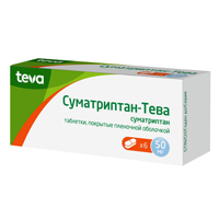 СУМАТРИПТАН таб п/об 50мг n6