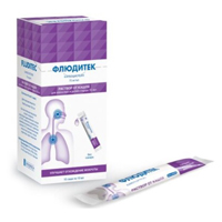 ФЛЮДИТЕК р-р д/приема внутрь (саше) 750мг - 10мл n15