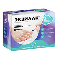 ЭКЗИЛАК лак д/ногтей (фл.) 4%+3% 10мл n2
