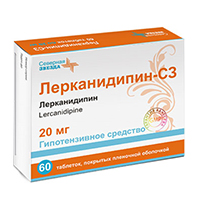 ЛЕРКАНИДИПИН таб п/об 20мг n60