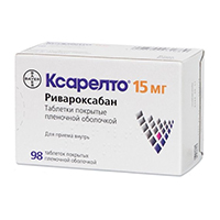 КСАРЕЛТО таб п/об 15мг n98