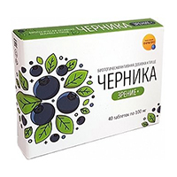 ЧЕРНИКА (БАД) Форте таб 0.1г 40 шт. Лютеин