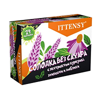 ИТТЕНСИ Солодка б/сахара паст. 24 шт.