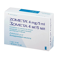 ЗОМЕТА конц. д/р-ра д/инф. (фл.) 4мг - 5мл n1