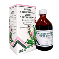 МАЛЬВЫ И ПОДОРОЖНИКА СИРОП С ВИТАМИНОМ С