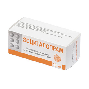 ЭСЦИТАЛОПРАМ таб п/об 10мг n56