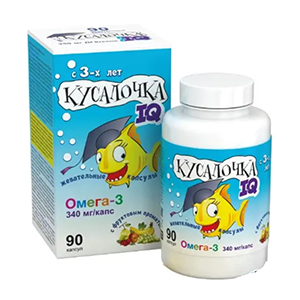 КУСАЛОЧКА АЙКЬЮ ОМЕГА капс. жев. 60 шт.